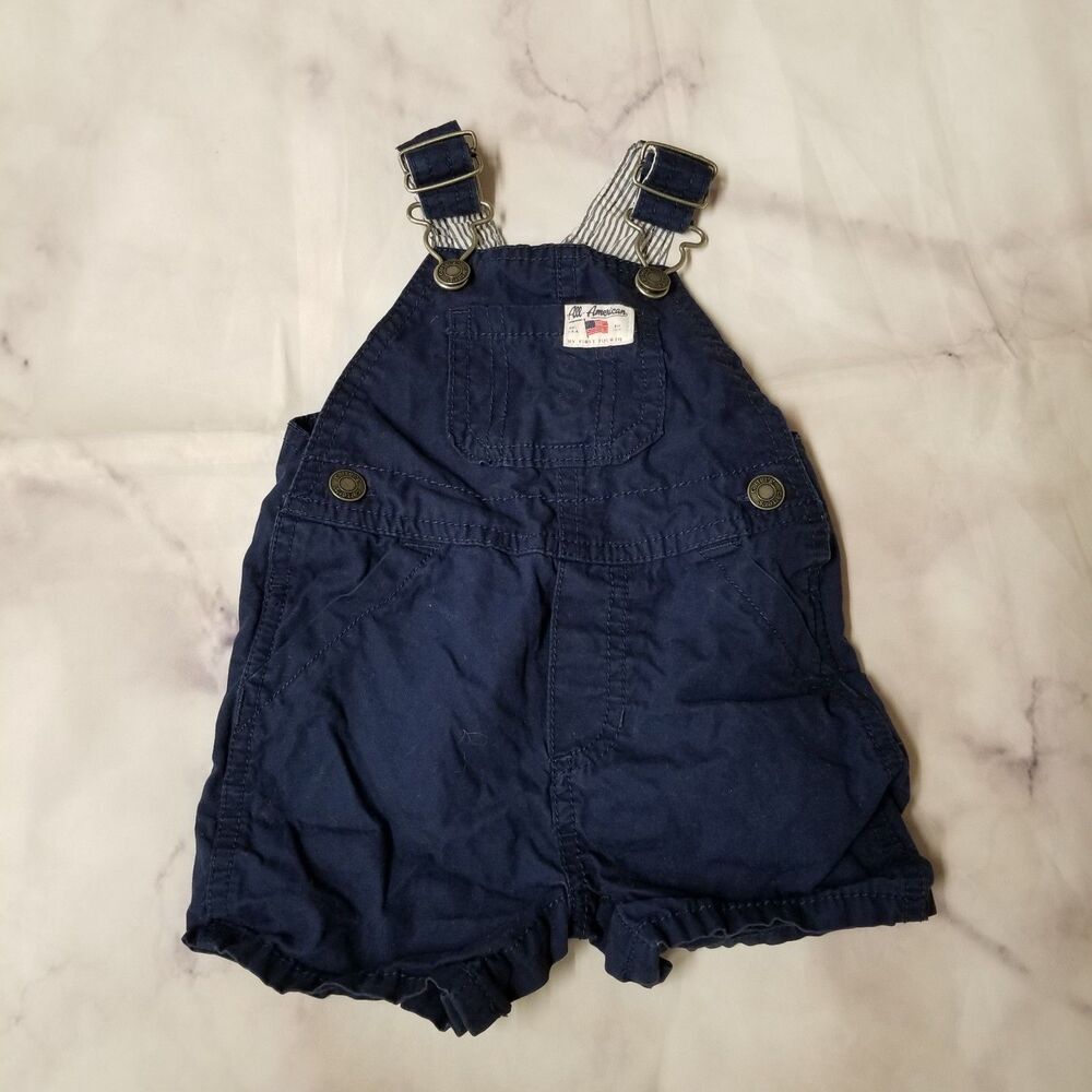 Carter's Navy Blue Overalls 6M